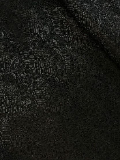 Silk Rayon Jacquard Brocade Fabric: Dressmaking & Upholstery (29.5"W)