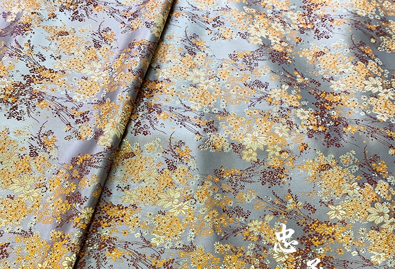 Chinese Brocade Fabric: Silk Rayon Blend for Cheongsam, Qipao