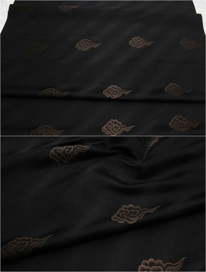 Cloud Brocade Fabric: Silk Rayon Jacquard, Costume Dress Material
