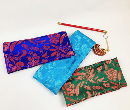 Brocart de soie à motif floral et feuilles, largeur 75 cm, vendu au mètre