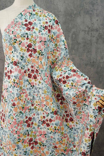 Flower Jacquard Fabric: Retro 3D Design, Upholstery & Sewing - 54" W
