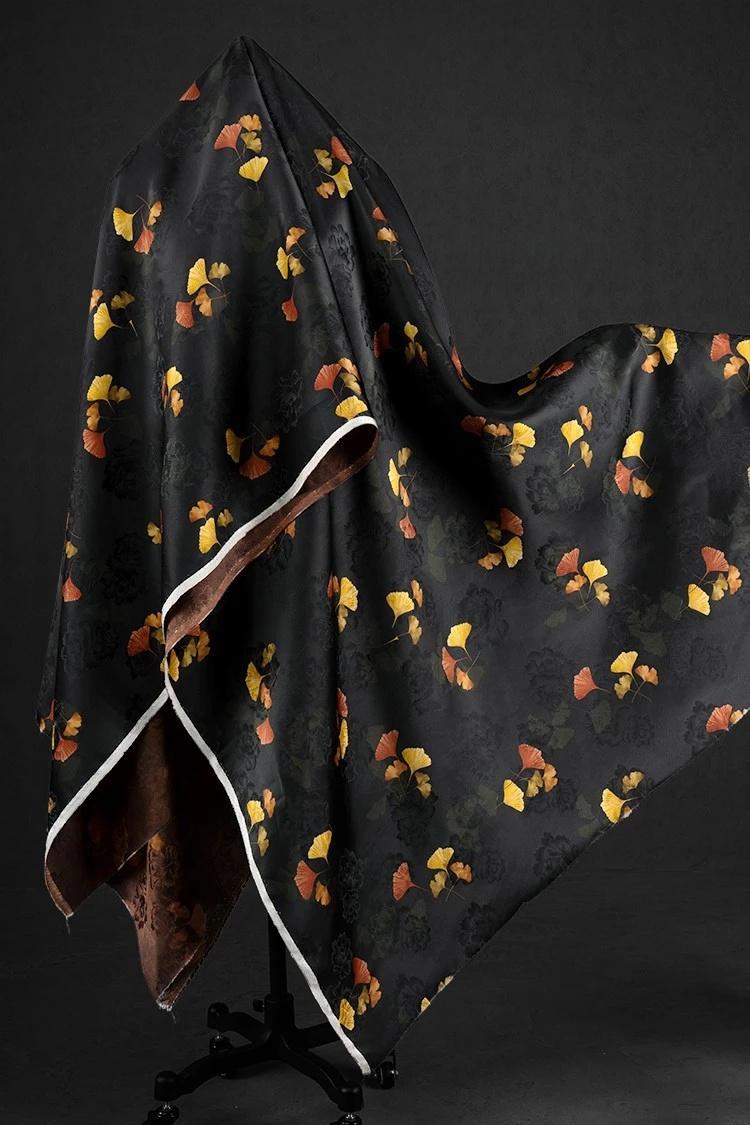 Ginkgo Rayon Shantung Fabric: Colorful Upholstery, Costume, & Decor