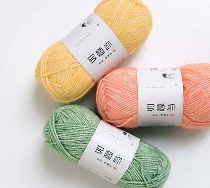 Spray Yarn: Cotton Acrylic Blend for Knitting & Crochet - 50g Ball