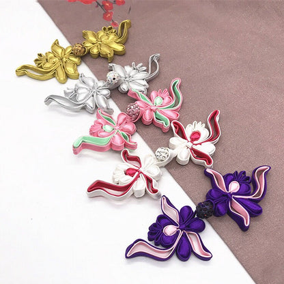 Handmade Satin Chinese Knot Buttons: Cheongsam Frog Closures