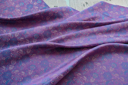 Banana Leaf & Lotus Pattern Jacquard Vest Fabric ��� New Chinese Style Song Broca"Wide