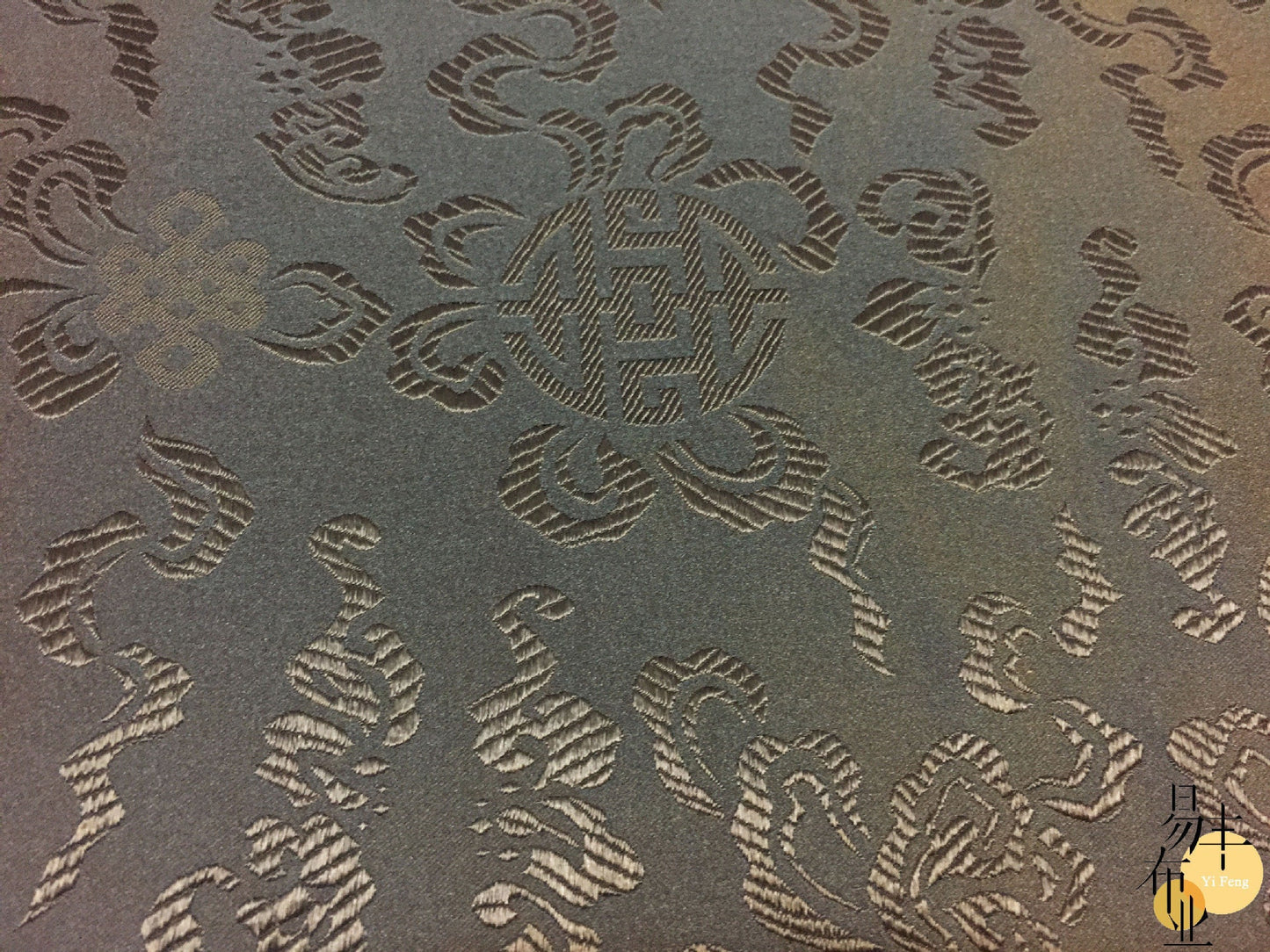 Brocade Fabric: Mongolian Style Tibetan Robe Decor, Eight Immortals Design