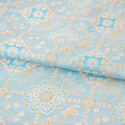 Tissu jacquard satiné brocart Song : style tibétain, matériau pour gilet Hanfu