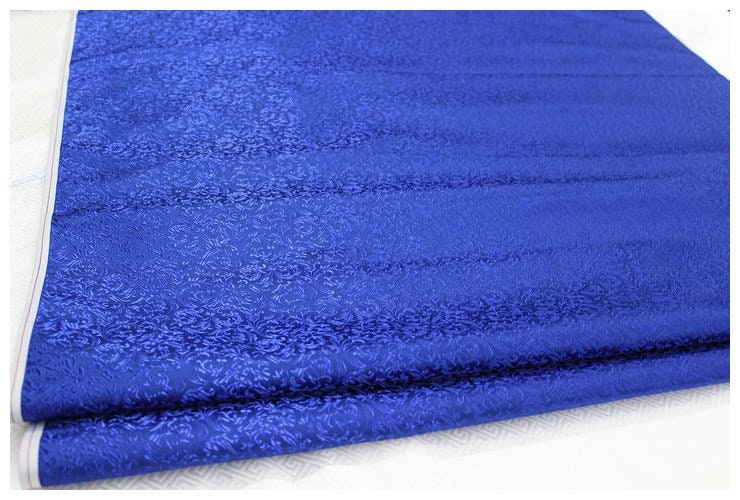 Metallic Paisley Brocade Fabric: Chinese Jacquard, 29" Wide