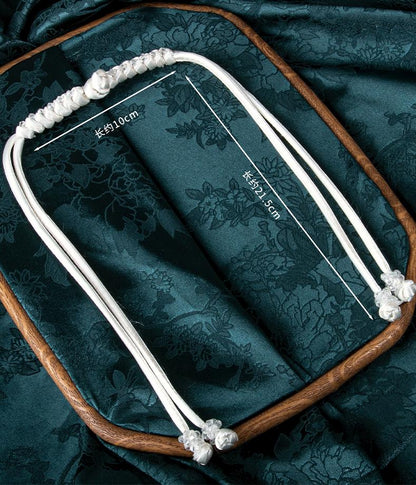 Boutons artisanaux à nœuds chinois : attaches en satin pour cheongsam
