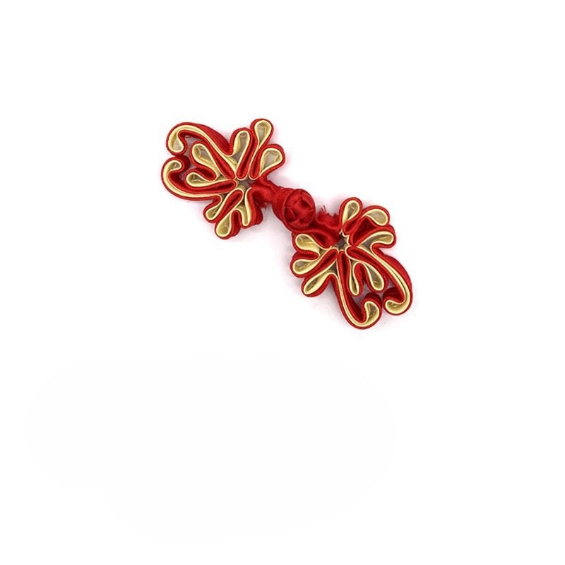 Handmade Satin Chinese Knot Buttons: Cheongsam Fasteners