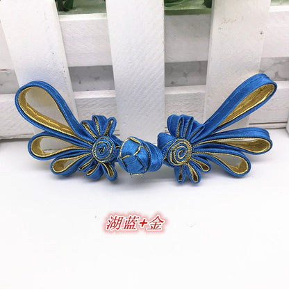 Handmade 9colors fabric Sewing Fastener Chinese Closure Knot Cheongsam Frog Buttons