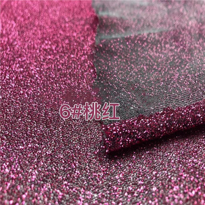 Metallic Starry Sheer Fabric ��� Gold Silver Thre" Wide