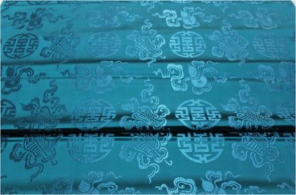 Chinese Brocade Fabric: Jacquard Silk Rayon Blend, Mongolian Gown Fabric