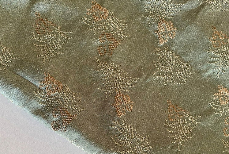 Tissu brocart de soie à motifs floraux : 150 cm de large, tissu pour cheongsam qipao coloré