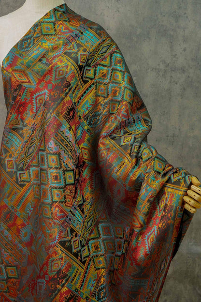 Ethnic Jacquard Fabric: Emperor Robe Style, Cheongsam Sewing Material