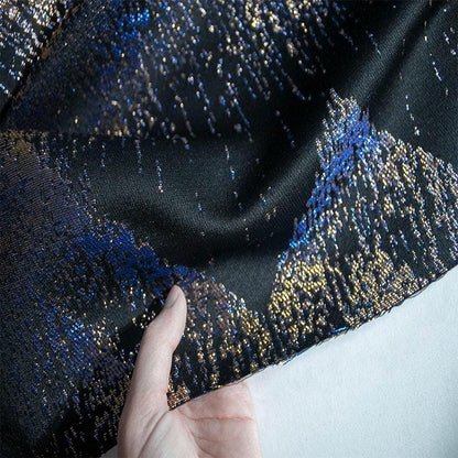 Galaxy Jacquard Fabric: 3D Gold Thread, 59" Wide, Costume & Decor