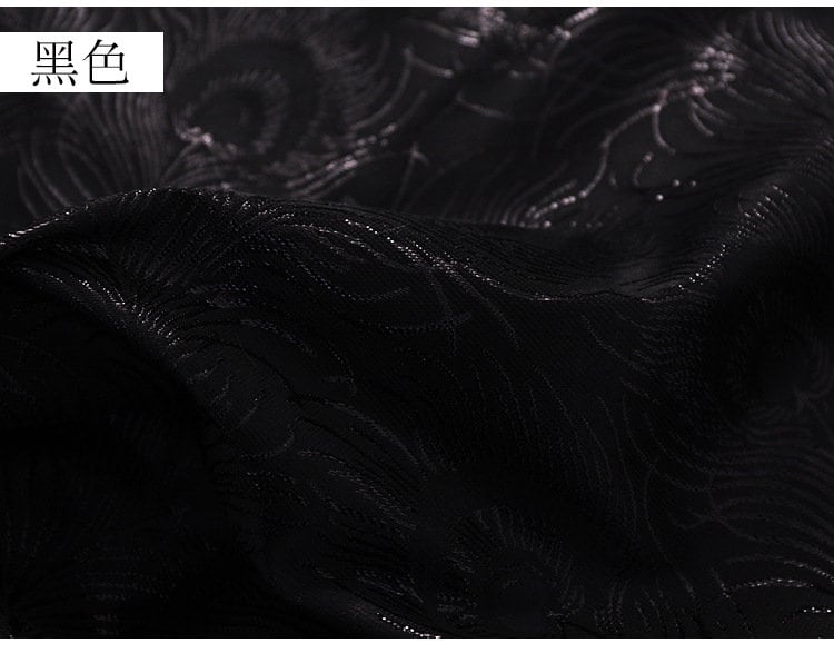 Peacock Tail Jacquard Fabric: 59" Wide Polyester Costume & Decor