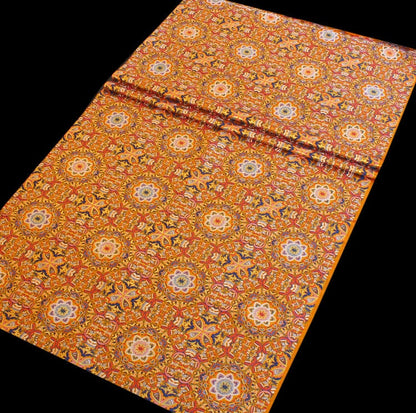 Exotic Thangka Pattern Brocade Fabric: Tibetan Jacquard Satin