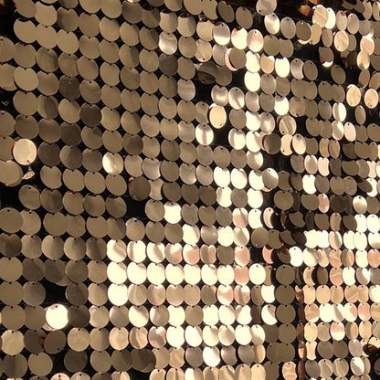 Sequin Fabric Backdrop: 50"W Polyester Party Decor