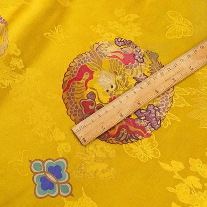 Gold Rayon Shantung Fabric: Upholstery, Costume, Decor - 55"W