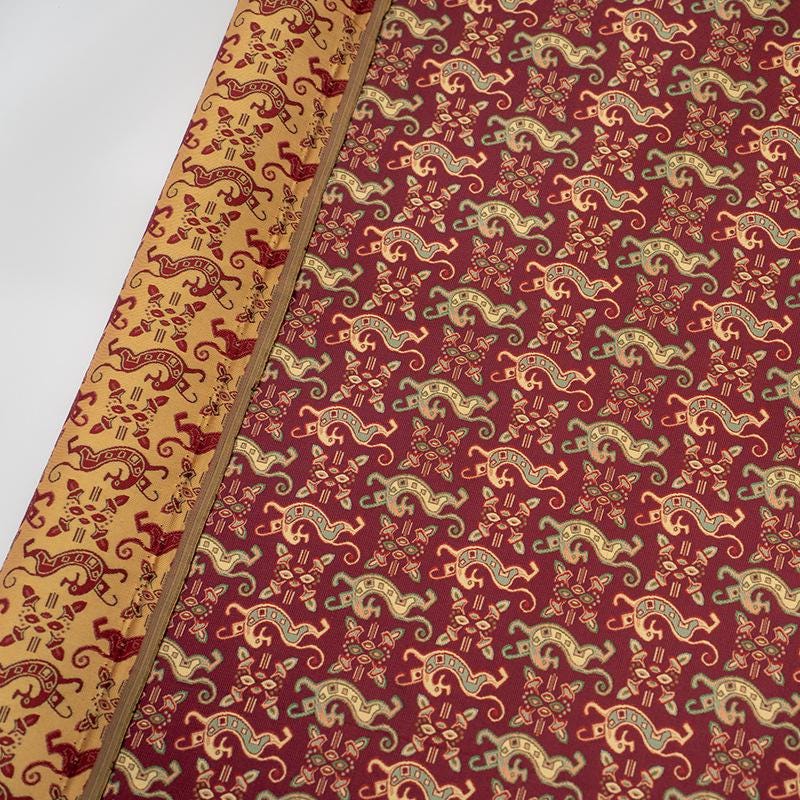 Shu Brocade Fabric: Chinese Jacquard Satin for Hanfu & Mamian Skirt