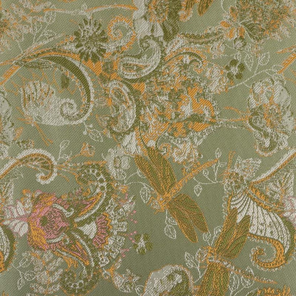 Embossed Palace Jacquard Fabric: 55"W Rayon Damask, Costume & Decor