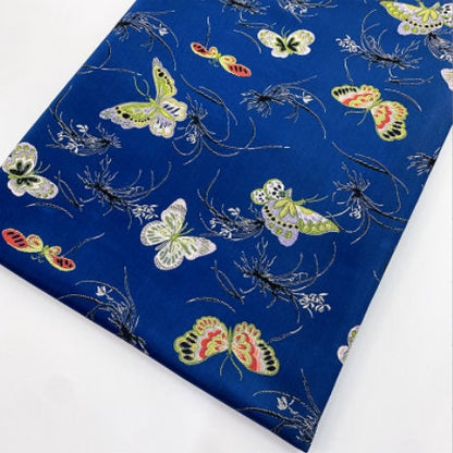 Tissu jacquard papillon : 145 cm de large, en polyester