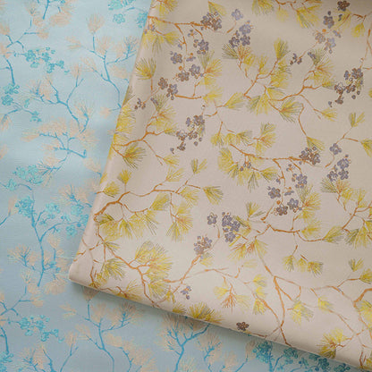 Tissu jacquard Palace : motif pin damassé, largeur 150 cm - au mètre