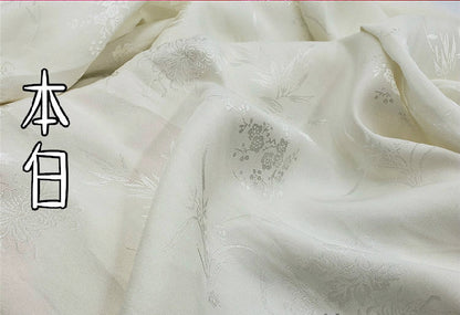 Floral Jacquard Brocade Satin Fabric - 60" Wide Cosplay Costume Material