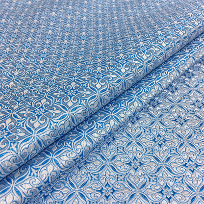 Ethnic Jacquard Damask Brocade Fabric: Upholstery & Sewing (29.5"/59" Wide)