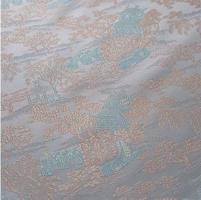 Brocart de soie chinois ancien : 150 cm de large, pour l’ameublement et la couture, vendu au mètre