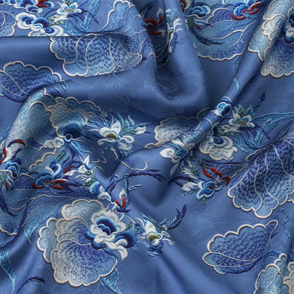 Tissu satin de soie pour thé : ameublement, costumes, rideaux de style chinois (150 cm de large)