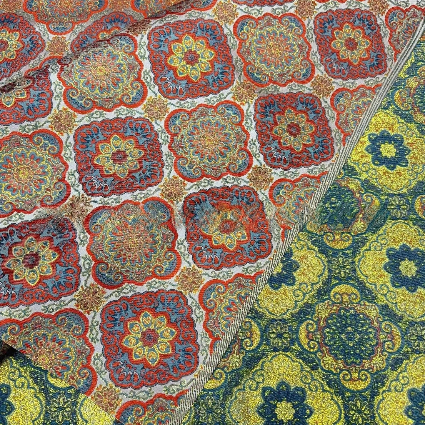 Dunhuang Baoxiang Brocade Fabric: Tibetan Robe, Cheongsam, Upholstery