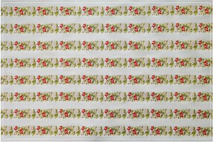 Tissu jacquard floral à fil doré : rayures pour ameublement, costumes et décoration
