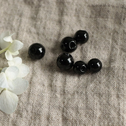 10mm Natural Gemstone Buttons: Lapis Lazuli, Agate Sewing Fasteners