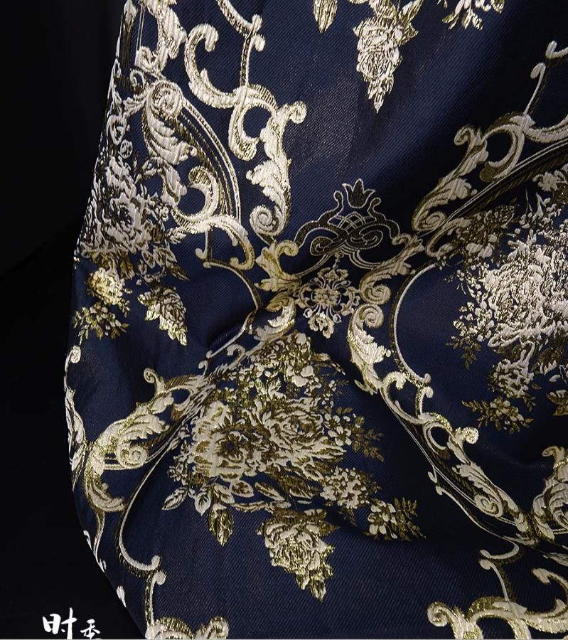 Retro Palace Jacquard Fabric: Damask Upholstery, Sewing & Bookbinding