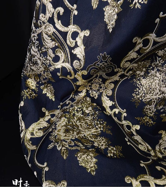 Retro Palace Jacquard Fabric: Damask Upholstery, Sewing & Bookbinding