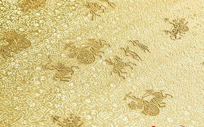 Chinese Carriage Silk Brocade Fabric: Upholstery & Sewing (29.5" Wide)