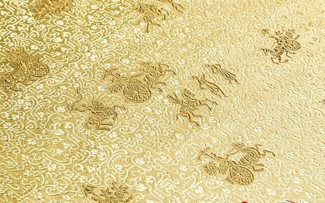 Chinese Carriage Silk Brocade Fabric: Upholstery & Sewing (29.5" Wide)