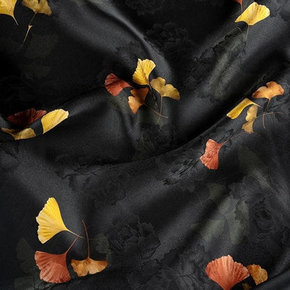 Ginkgo Rayon Shantung Fabric: Colorful Upholstery, Costume, & Decor