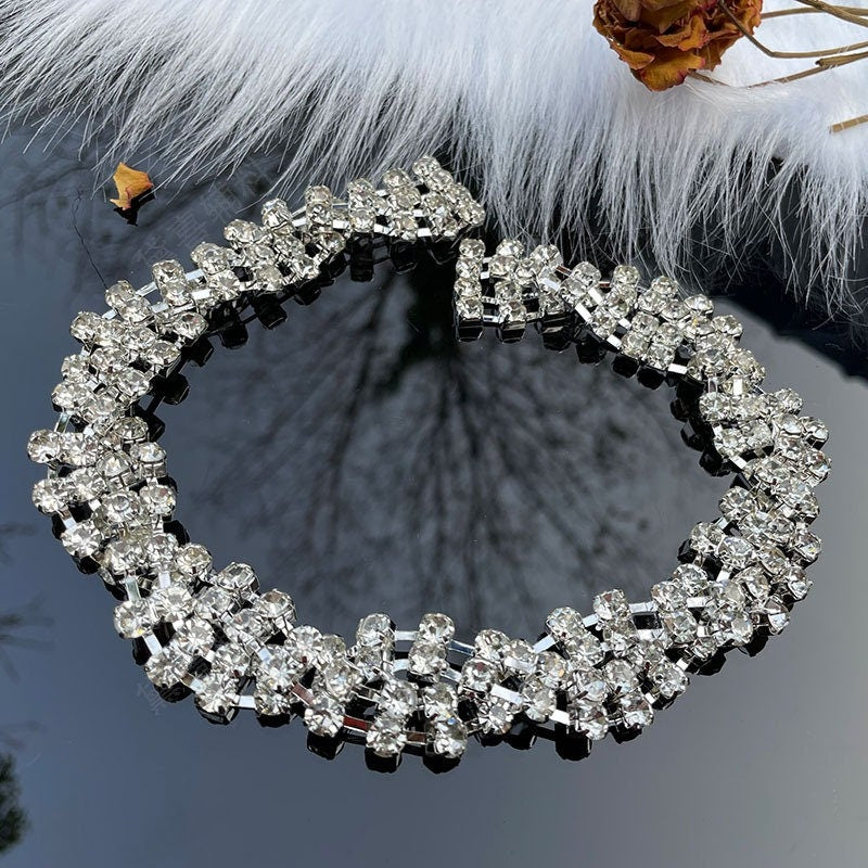 Bridal Rhinestone Applique: Crystal Wedding Belt Decorations