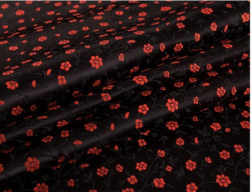 Floral Brocade Fabric: 59"W Rayon Wedding & Costume Fabric