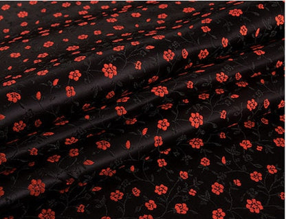 Floral Brocade Fabric: 59"W Rayon Wedding & Costume Fabric