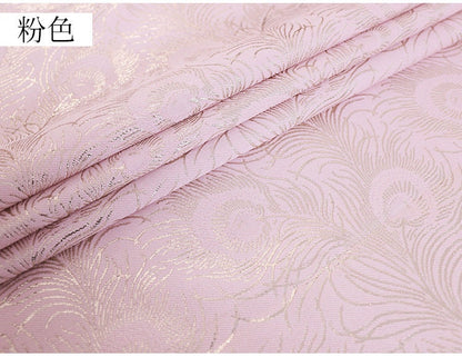 Peacock Tail Jacquard Fabric: 59" Wide Polyester Costume & Decor