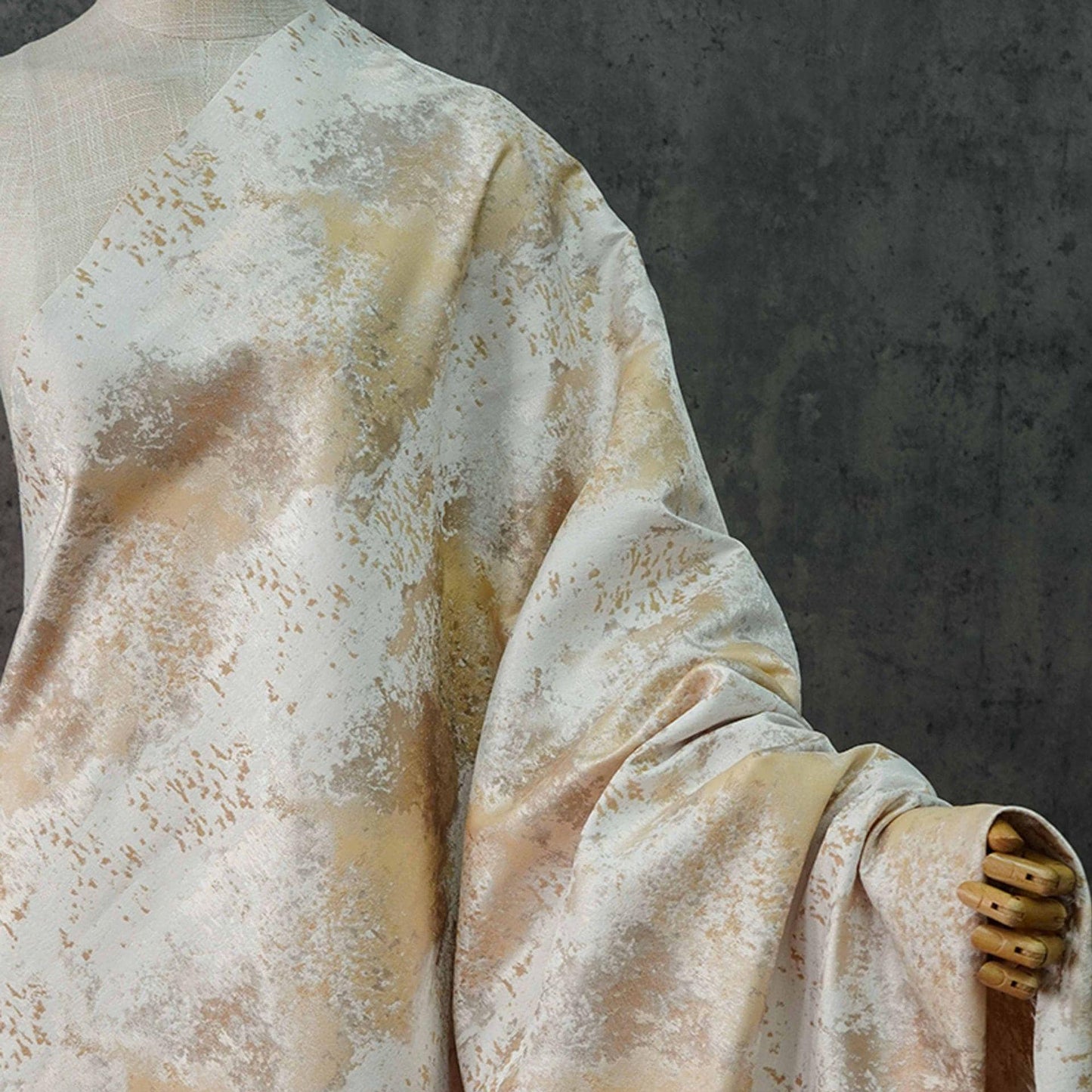 Oil Painting Jacquard Fabric: Retro Texture, 57" Wide, Upholstery & Sewing