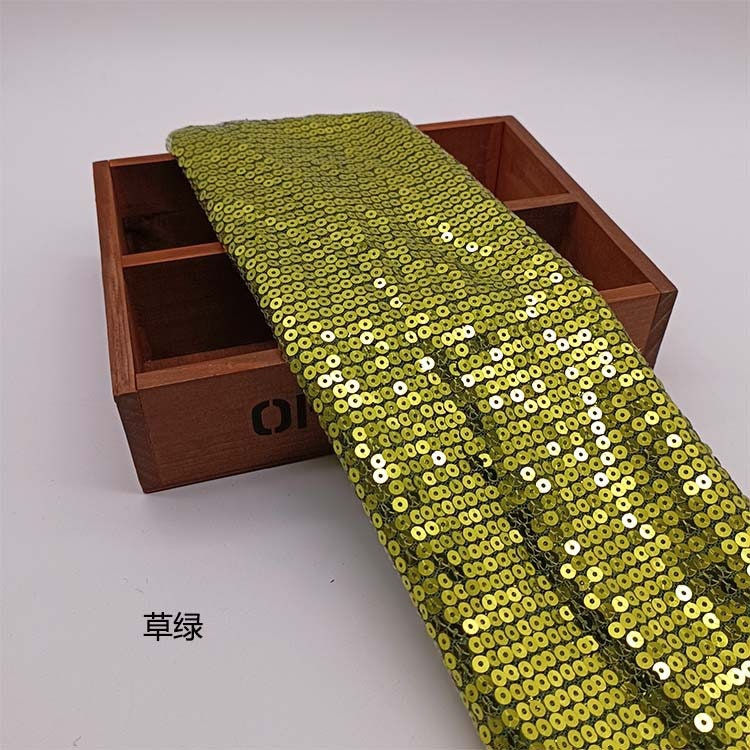 Iridescent Sequin Fabric: 3D Embroidery, 50" Wide, Gown & Costume DIY