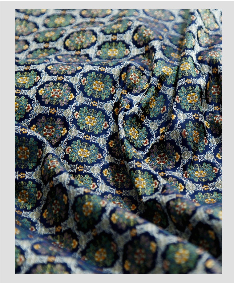 Nishijin Ori Fabric: Japanese Wedding Jacquard Silk Brocade (29.5" Width)