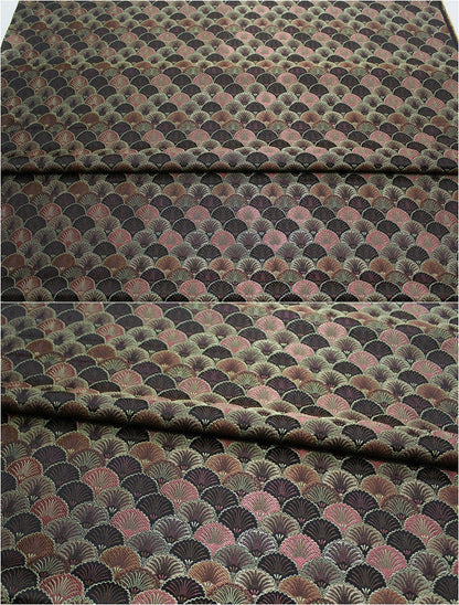 Japanese Shell Kinran Brocade Fabric: Silk Rayon Jacquard (29.5��
