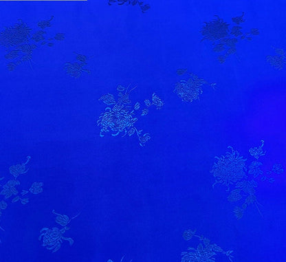 Chrysanthemum Tapestry Brocade Fabric: 29.5" Wide Silk Rayon Cheongsam Sewing