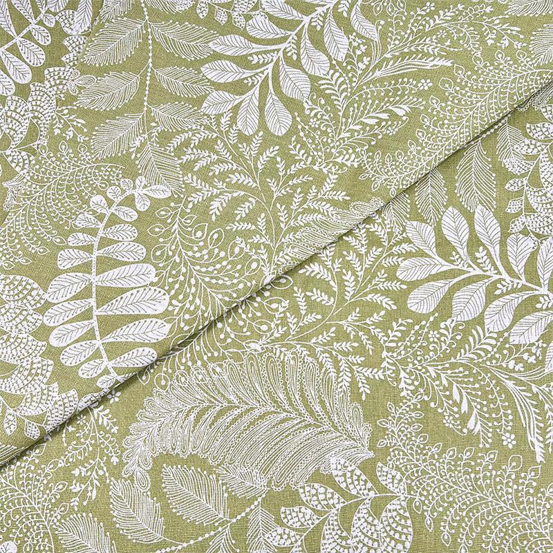 Tissu en coton et lin à imprimé floral : matériau de couture pour robes et ameublement (59 pouces)